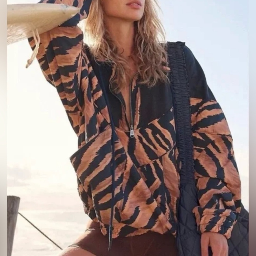 FP Movement by Free People Black and Tan Jacket